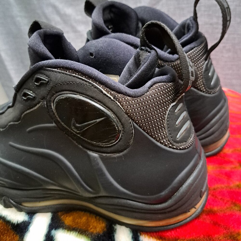 %Size 12 Men Nike Total Air Foamposite Max 2011 Black Anthracite FLAW / A 27 - Picture 4 of 16